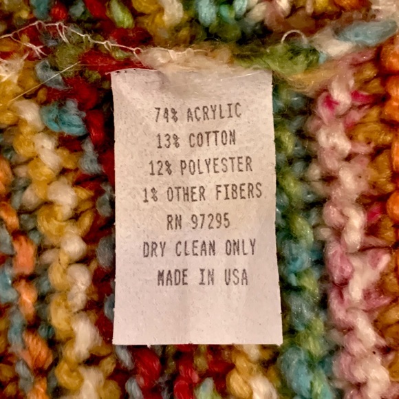 😃NWT Happy, cozy and fun colorful sweater😁 - Picture 6 of 8